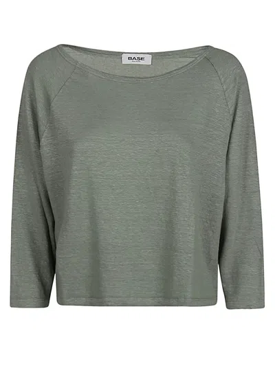 Baserange Base Linen Boat Neck Sweater
