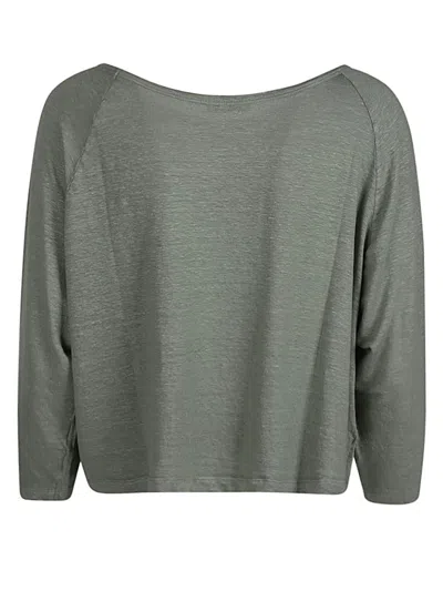 Baserange Base Linen Boat Neck Sweater