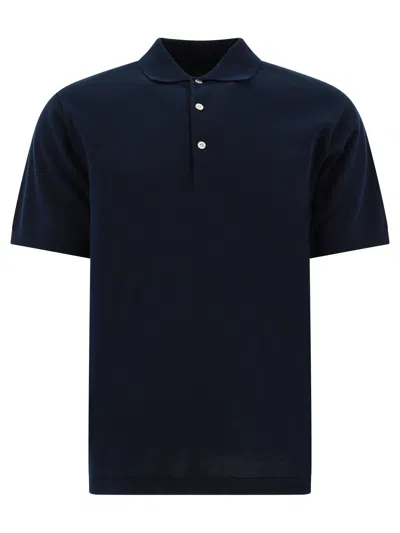 Beams Button-down Cotton Polo Shirt