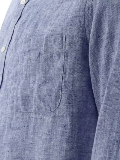 Beams Button-down Collar Linen-chambray Shirt