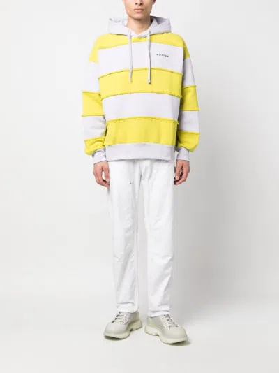 Botter Drawstring Striped Cotton Hoodie