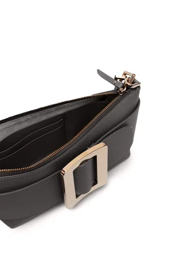 Shop Boyy Buckle Pouchette Epsom Leather Handbag