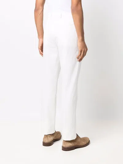 Shop Brunello Cucinelli Leisure Fit Cotton Trousers