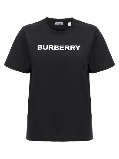 Burberry Black T-shirt With Bold Logo Design