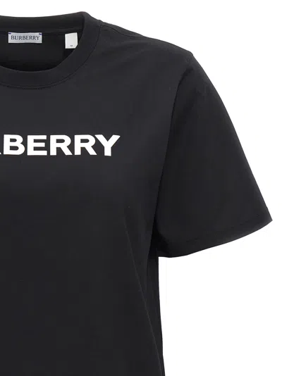 Burberry Black T-shirt With Bold Logo Design