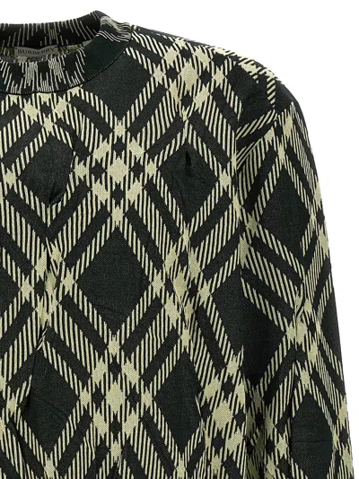 Burberry Check Cotton-blend Sweater