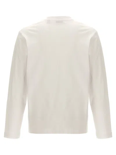 Burberry Crew Neck Graphic Print Long Sleeves Top