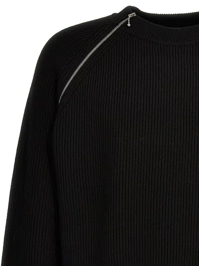 Shop Burberry Zip Detail Sweater