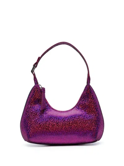 By Far Pre By Far Glitter-detail Shoulder Bag