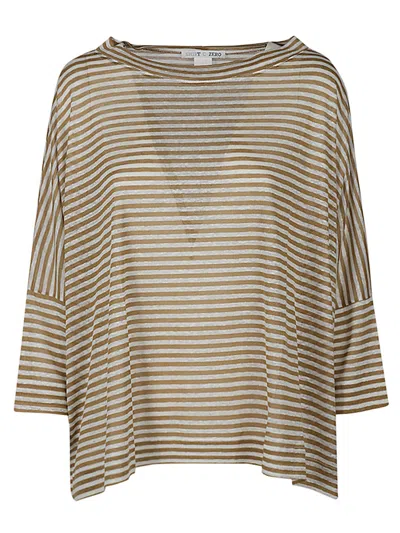 C-zero Shirt C Zero Shirt Linen Striped Sweater