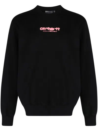 Shop Carhartt Wip Pre Ink Bleed Cotton Sweatshirt