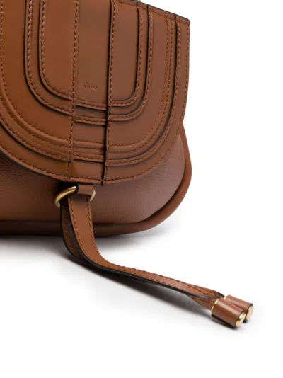 Shop Chloé Chloè Marcie Leather Shoulder Bag