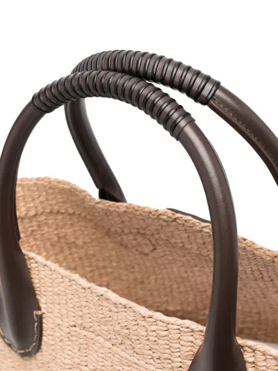 Chloe X Eres Chloé X Eres Palma Raffia Shopping Bag In Brown