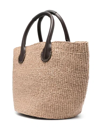 Chloe X Eres Chloé X Eres Palma Raffia Shopping Bag