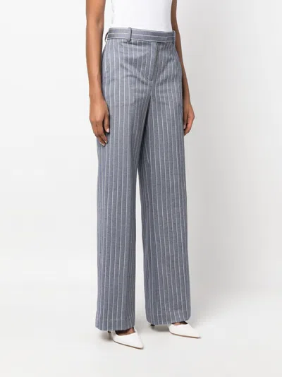 Circolo 1901 Pinstripe-pattern Flared Trousers