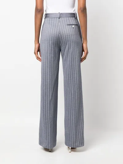 Circolo 1901 Pinstripe-pattern Flared Trousers