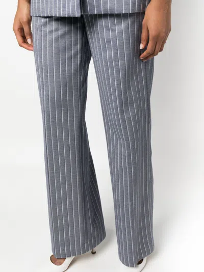 Circolo 1901 Pinstripe-pattern Flared Trousers