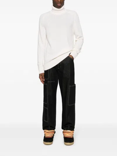 Circolo 1901 Alpaca-wool Blend Turtleneck Sweater With Fine Knit