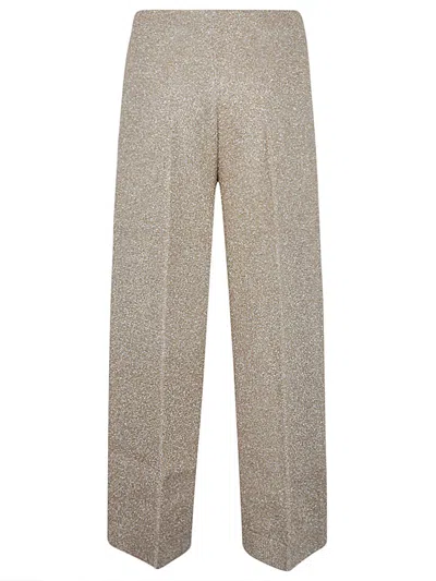 Circus Hotel Viscose Wide Leg Trousers In Multi