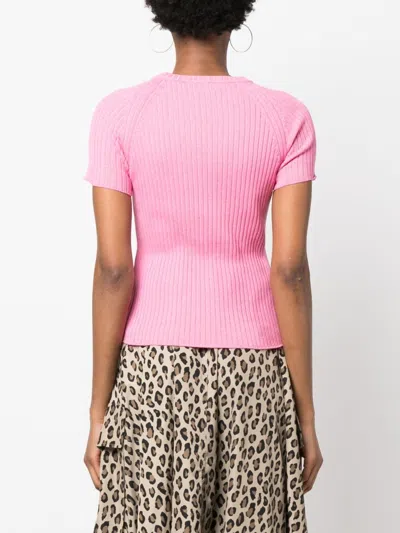 Cormio Floral Embroidery-detail Knit Top