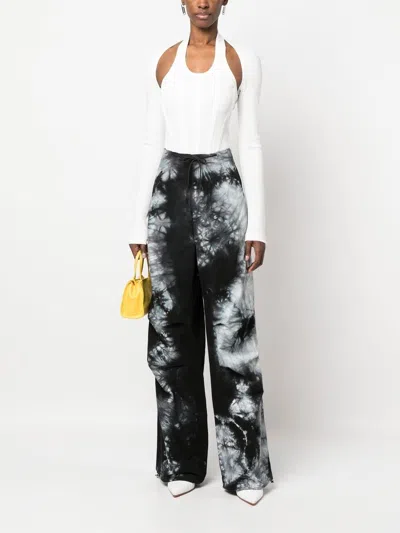 Shop Darkpark Tie Dye Print Military Trousers