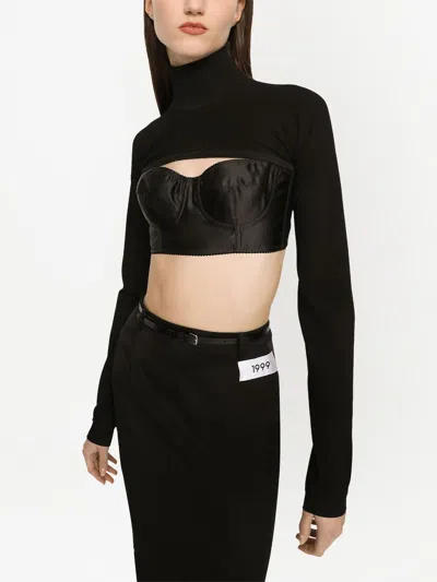 Dolce & Gabbana Viscose-blend Knit Shrug