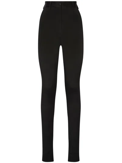Dolce & Gabbana Kim Pants Cady Woman Pants Black Size 8 Acetate