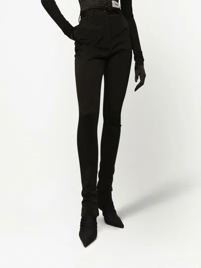 Dolce & Gabbana Kim Pants Cady Woman Pants Black Size 8 Acetate