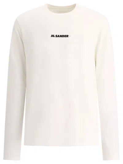 Shop Jil Sander "+" T Shirt In 白色的