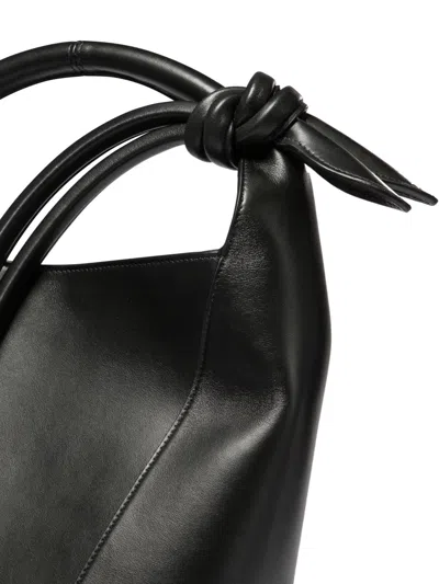 Shop Jacquemus "le Petit Tourni" Shoulder Bag In Black