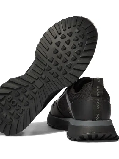 Shop Hugo Boss "jonah" Sneakers In Black