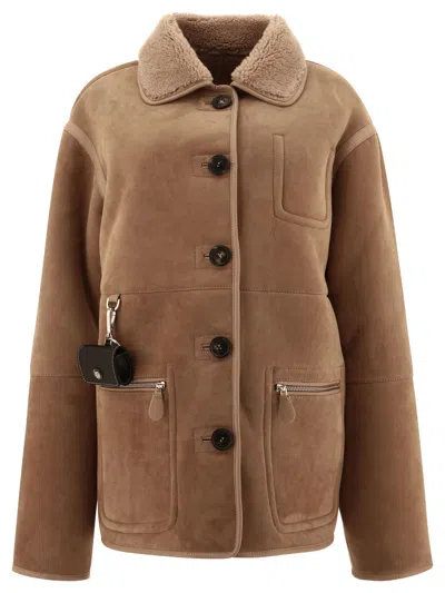 Shop Saks Potts "ada" Jacket In Beige