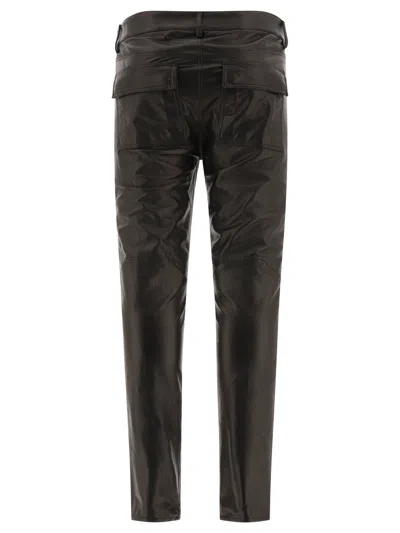 Shop Rick Owens "tyrone" Trousers In Black