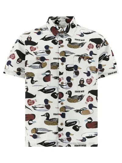 Shop Human Made "ducks" Shirt In White