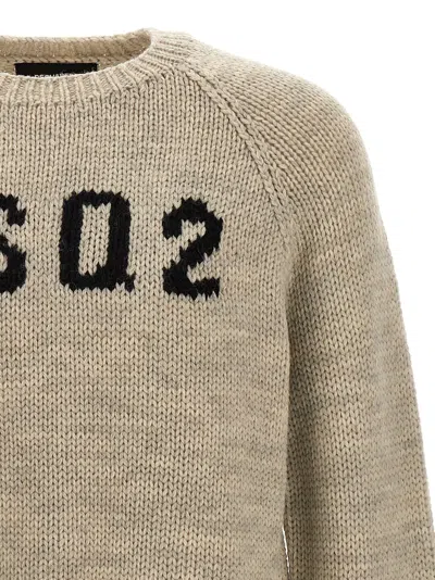 Dsquared2 Logo Sweater Sweater, Cardigans Gray
