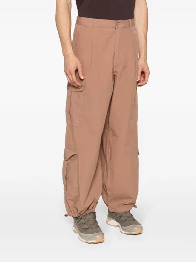 Shop Emporio Armani Cargo Cotton Trousers