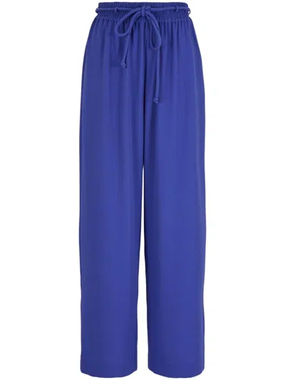 Shop Emporio Armani Drawstring Trousers