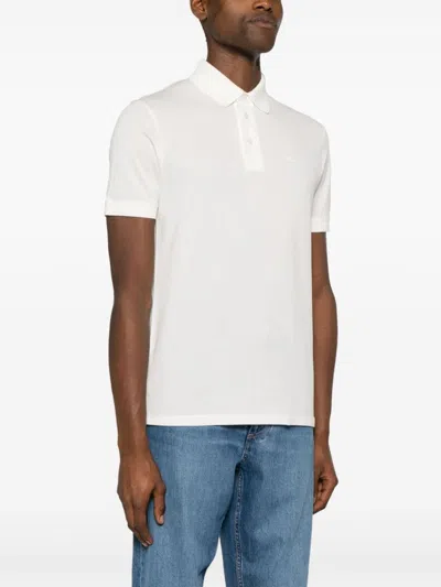 Emporio Armani Logo Embroidered Short-sleeved Polo Shirt