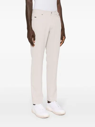 Shop Emporio Armani Slim Trousers