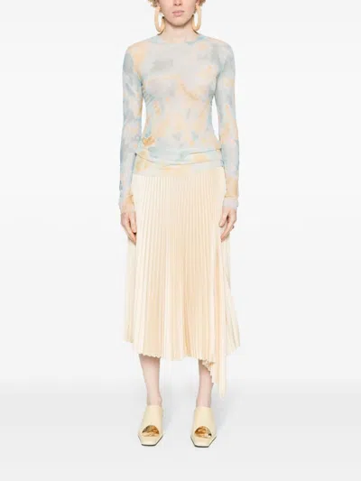 Erika Cavallini Long Sleeve Printed T-shirt