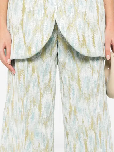 Erika Cavallini Wide-leg Cropped Trousers