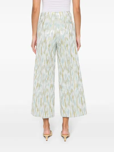 Erika Cavallini Wide-leg Cropped Trousers