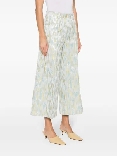 Erika Cavallini Wide-leg Cropped Trousers