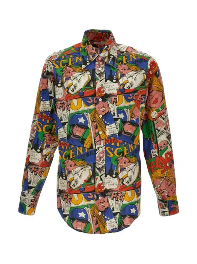 Shop Erl 'comic Book' Shirt