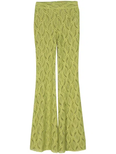 Shop Ermanno Scervino High Waisted Trousers