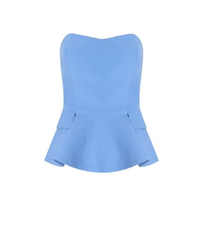 Essentiel Antwerp Faith Light Blue Top