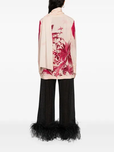 F.r.s . Printed Crepe De Chine Shirt