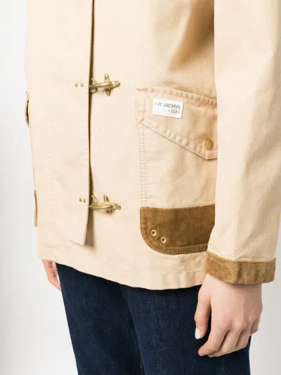 Fay Cotton 4 Hooks Jacket
