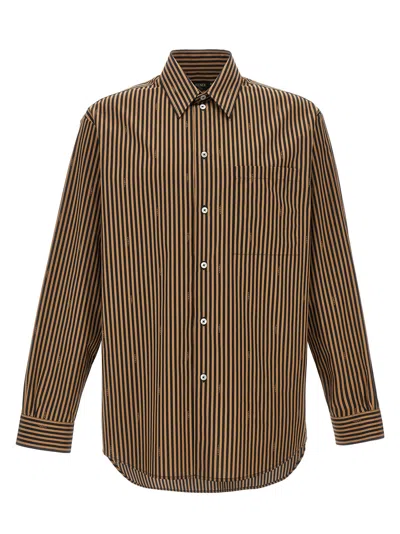 Fendi Cotton Poplin Pequin Shirt
