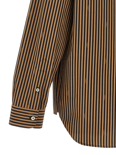 Fendi Cotton Poplin Pequin Shirt